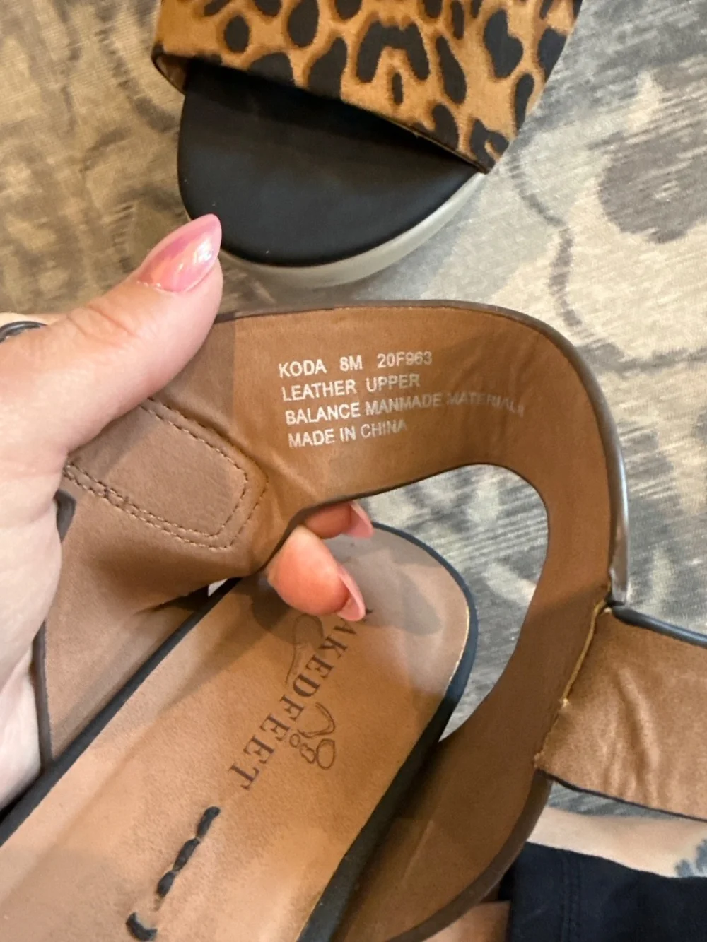 Naked Feet Koda Platform Sandals
